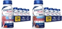 Ensure Plus Nutrition Shake with 16 Grams of Protein & Ensure Plus Nutrition Shake With Fiber, 16 Grams of Protein, Meal Replacement Liquid, Milk Chocolate, gluten free, 8 Fl Oz (Pack of 24)