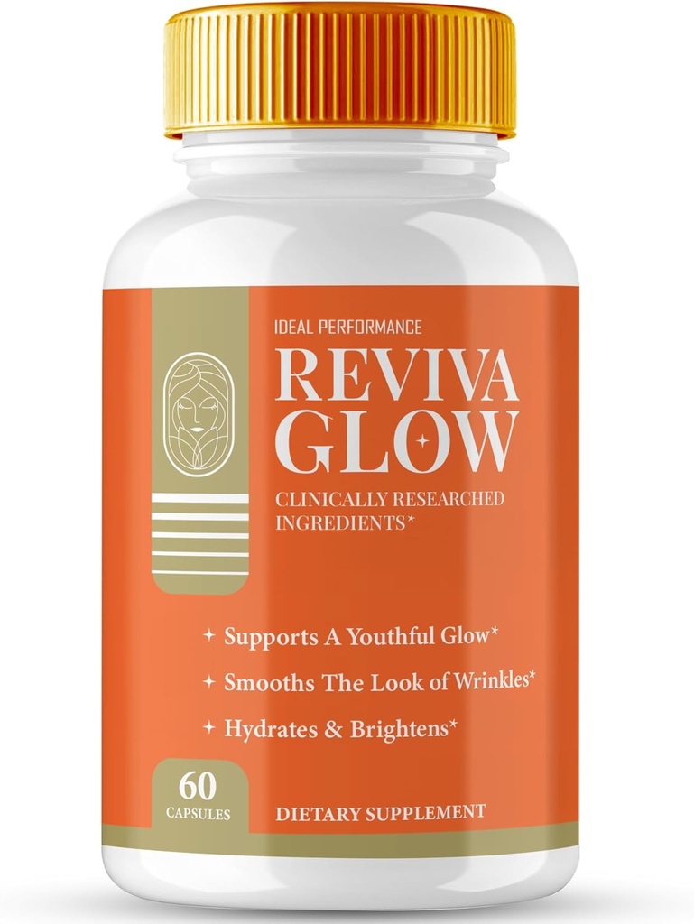 Reviva Glow Κάψουλες, RevivaGlow Υποστηρίζει φυσικά υγιή και λαμπερά χάπια δέρματος - μέγιστη δύναμη, Reviva Glow χάπια υποστήριξης συμπλήρωμα βιταμίνης, RevivaGlow Κάψουλες υποστήριξης Κριτικές (60 κάψουλες)