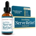 Frankincense & Myrrh Neuropathy Nerve Pain Relief Rubbing Oil – Soothing Relief for Hands & Feet – Burning, Tingling, Numbness, Pins and Needles – Safe for Diabetics – Menthol + 9 Essential Oils -2 oz