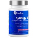 CanPrev Synergy B Complex with L-Theanine 60 Κάψουλες 30-Ημέρες προσφοράς - Προώθηση της ψυχικής χαλάρωσης, βελτίωση της ενέργειας, Γνωστική σαφήνεια και το σώμα υποστήριξης & μυαλό - Vegan, μη GMO και Gluten-free