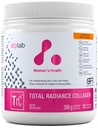 ATP LAB Total Radiance Collagen - Ροδάκινο Mango Flavor, 360g - Κολλαγόνο Peptides Σκόνη για γυναίκες - Υδρολυμένο συμπλήρωμα πρωτεΐνης κολλαγόνου με Βιοτίνη