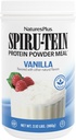 NaturesPlus SPIRU-TEIN, Βανίλια - 2,12 λίβρες - Spirulina Protein Powder - Βιταμίνες & Ορυκτά για την Ενέργεια - Χορτοφαγικά, Χωρίς Γλουτένη - 32 Σερβιέτες