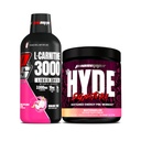 PROSUPPS L-Carnitine 3000 Simulant Free Liquid Shots (31 Servings, Dragon Fruit) and Mr. Hyde Signature Series Pre-Workout Energy Powdered Drink (30 Servings, Watermelon) Bundle