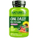 NATURELO Μία καθημερινή πολυβιταμίνη για γυναίκες 50+ (Δωρεάν Iron) - Υποστήριξη για την εμμηνόπαυση για γυναίκες άνω των 50 - ολόκληρο συμπλήρωμα διατροφής - μη-ΓΤΟ - Όχι σόγια - 120 κάψουλες - 4 μήνες προσφοράς
