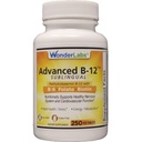 Wonder Laboratories Υπογλώσσια Βιταμίνη Β12 (1000 mcg), Β6 (5mg), Φολικό οξύ (400 mcg) & Βιοτίνη (25mcg) - Μορφοποιημένη με μεθυλοκοβαλαμίνη Βιταμίνη Β-12 (250 δισκία)