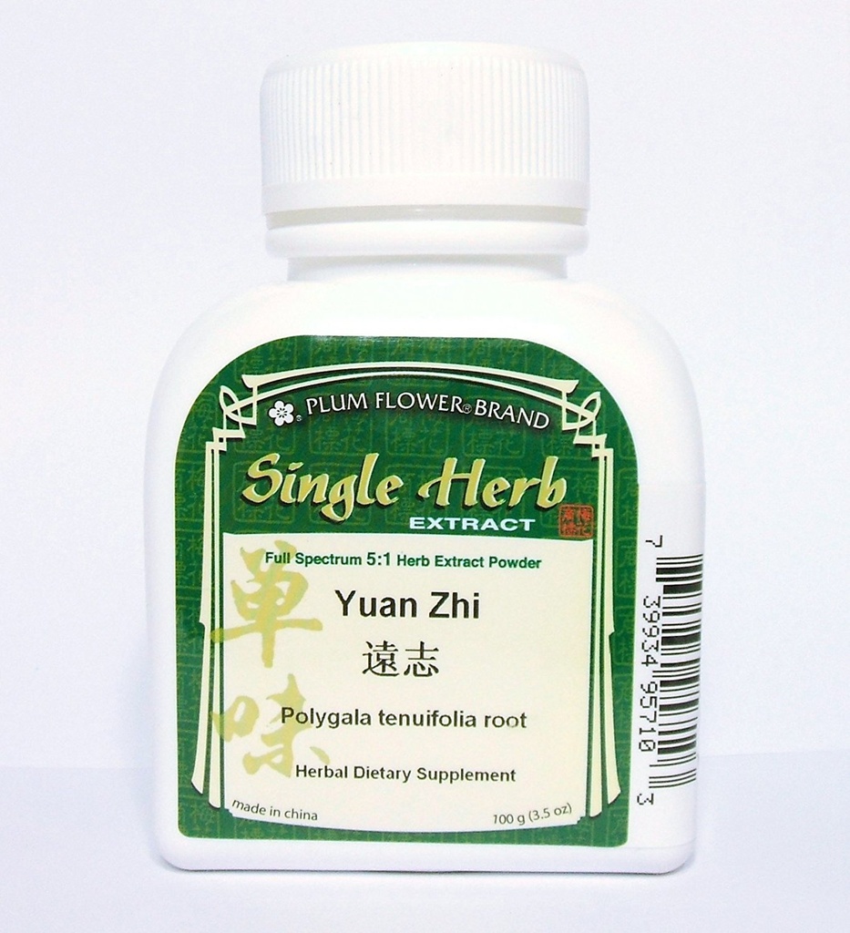 Chinese Senega Root, Herb Extract Powder / Yuan Zhi / Polygala Tenuifolia, 100g or 3.5oz by Plum Flower