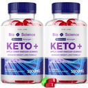 rize labs - Bio Science Keto Plus Gummies για απώλεια βάρους, επιπλέον δύναμη, Advanced Formula Περιλαμβάνει μηλίτη μηλίτη gummies (120 Gummies) (Pack of 2)