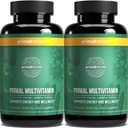 Primal Συγκομιδή Primal Multivitamin - Καθημερινή Multi-Βιταμίνη συμπλήρωμα με 21 Ουσιώδεις Βιταμίνες & Ορυκτά για γυναίκες & άνδρες (2 Pack (30 Count))