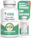 Essential Digestion 90 Veggie Caps - Digestive Ένζυμα για τη βελτίωση της Digestive και της υγείας και ανακούφισης της πέψης - για άνδρες και γυναίκες