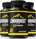 (3 Pack) Endoboost για άνδρες - (Επίσημη) Endoboost Performance, Endo Boost Συμπληρώματα, Endoboost Boost Κάψουλες, Endoboost Κριτικές για χάπια υγείας Pro Advanced Formula (180 Κάψουλες)