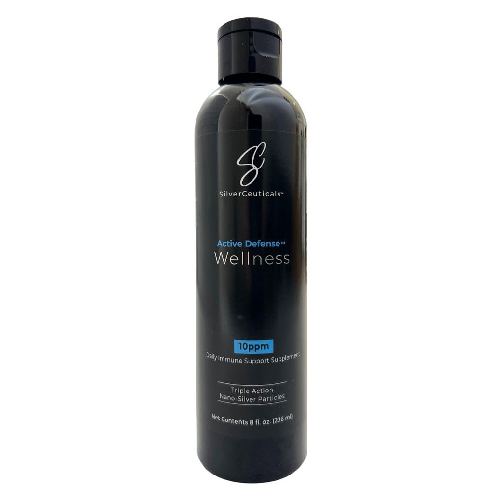 Colloyal Silver w/Nano Technology - 10ppm 8oz - 8X Περισσότερα Αποτελεσματική - Φυσική Ανοσολογική Υποστήριξη - Save The Sick Days - Ages 5 & Up - Outperforms Higher PPM Silvers - Χωρίς Γεύση & Οσμές - 3ο Μέρος Δοκιμασμένο