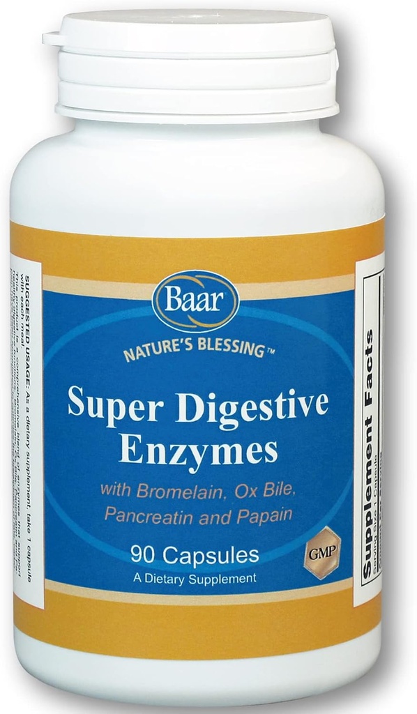 Baar Super Digestive Enzymes, 90 Capsules
