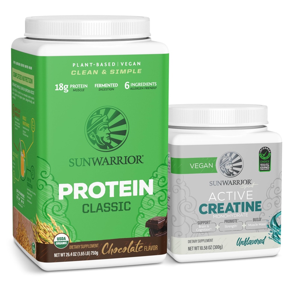 Sunwarrior Brown Rice Protein Powder Plant-based 
