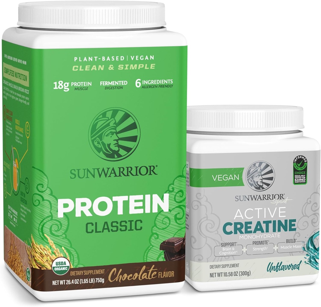 Sunwarrior Brown Rice Protein Powder Plant-based 