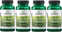 Swanson Uric Acid Cleanse - Φυσικό συμπλήρωμα για την προώθηση της υποστήριξης των νεφρών - Χαρακτηριστικά ενός ισχυρού συνδυασμού των 7 βότανα - (60 κάψουλες λαχανικά) 4 Pack