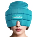 Migraine & Headache Relief Ice Cap, 2 Hours Long Lasting Cold Therapy Wearable & Washable Form Fitting Ice Hat for Sinus & Stress Relief, Puffy Eyes, Severe Migraines, Chemo