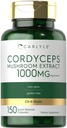 Carlyle Cordyceps κάψουλες μανιταριών 1000mg 