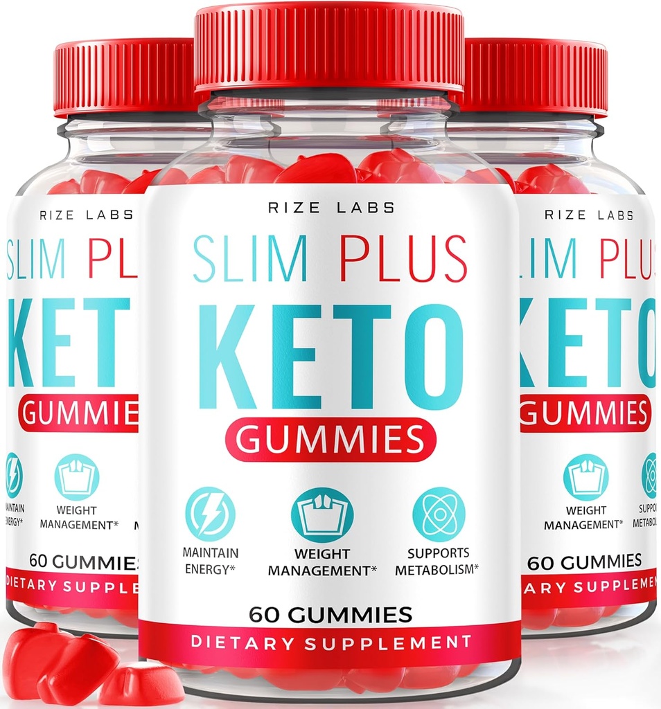 rize labs - Slim Plus Keto ACV Gummies για Σύνθετη απώλεια βάρους, όλα τα φυσικά συμπλήρωμα μηλίτη μήλου ξύσμα (180 Gummies)