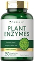 Ένζυμα φυτών Carlyle με Protease, Papain, Lactase και Bromelain 