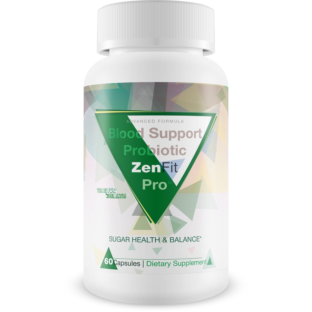Υποστήριξη του αίματος Probiotic Zenfit Pro - Το καλύτερο συμπλήρωμα υποστήριξης του προβιοτικού αίματος - Προώθηση της υγείας της ζάχαρης και της ισορροπίας του αίματος - Χάπια υποστήριξης του αίματος - Probiotic κάψουλες αίματος - Ζάχαρη Υγεία του αίματος