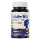 OxyEnergy Methyl Vitamin B12 5000mcg, Extra Strength Methylcobalamin B-12 Συμπληρώματα με Folate, Support Nerves, Energy Μεταβολισμός & Γνωστική, 60 Κάψουλες