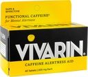 Vivarin Caffeine Alertness Aid, Δισκία 40 ea (πακέτο του 2)