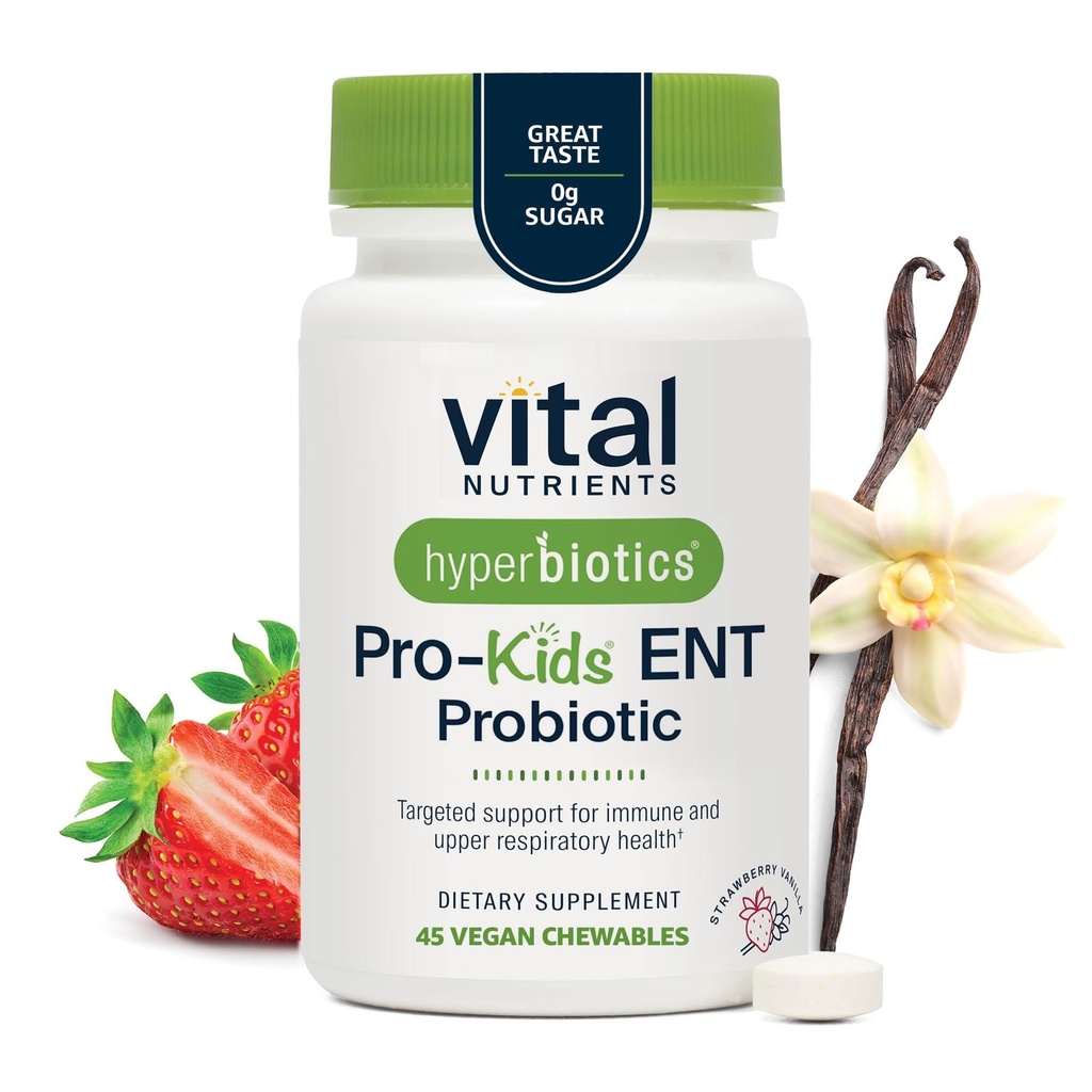 Hyperbiotics Vital Nutrients Pro Kids Probiotic ENT 