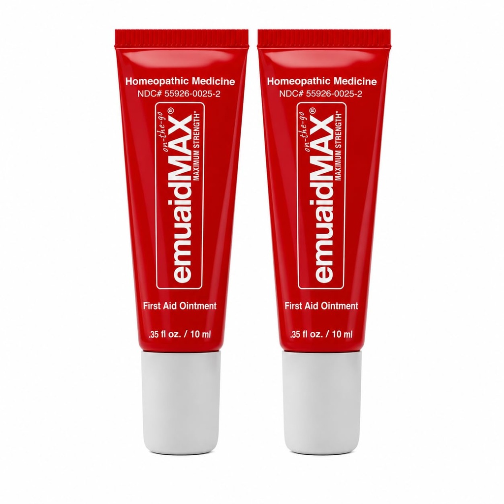 EMEAIDMAX Nail Fungus θεραπεία αλοιφή – ισχυρό φυσικό νυχιών & toenail Fungus θεραπεία για ανθεκτικές μυκητιασικές λοιμώξεις, μειώνει φαγούρα & δυσφορία, On-The-Go μέγεθος, 0,35oz, 2 συσκευασία
