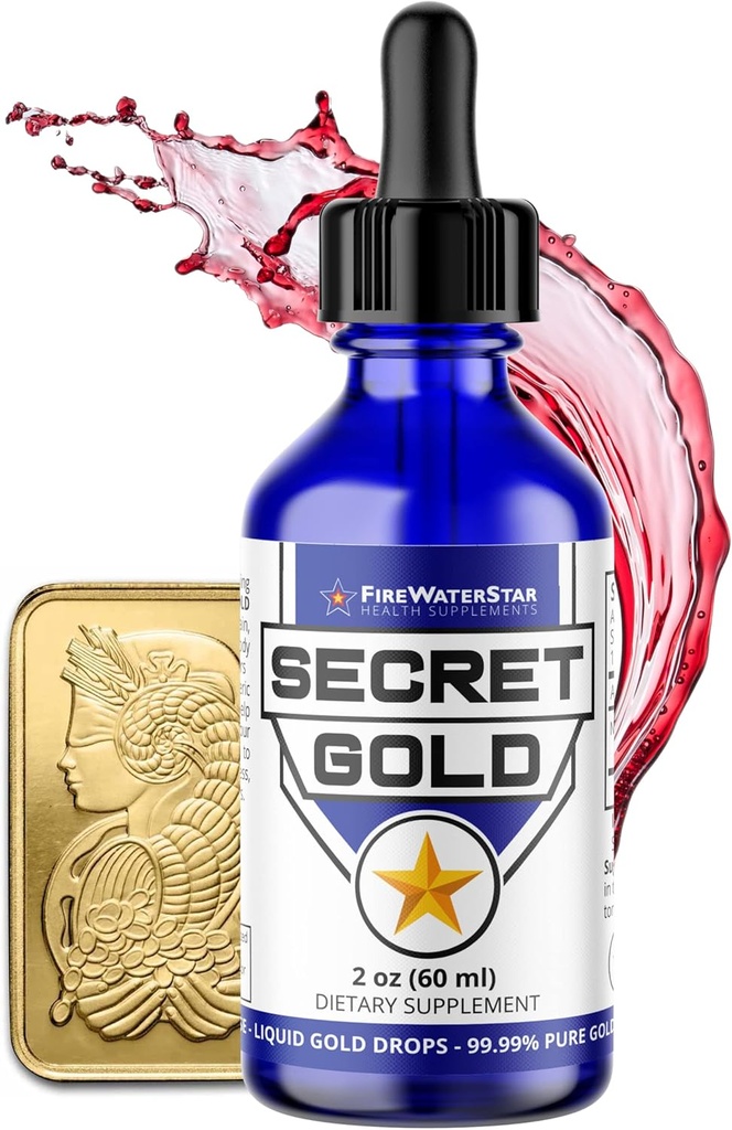 FWS Colloidal Gold Liquid Drops, Αναλήψεως Διαλογισμός Πνευματική Βοήθεια Εγκέφαλος Boost, Ενίσχυση της ευαισθητοποίησης Καθαρότητα Όνειρα Διαίσθηση, Φτιαγμένο από 99,99% Καθαρό Ελβετικό Χρυσό, 100 ppm, Ruby Red, Real 24K