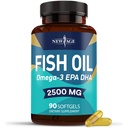 NEW AGE Omega 3 Fish Oil Supplement Immune & Health Support – Promotes Joint, Eye & Skin Health - Non GMO - EPA, DHA Faty Acids Gluten Free (90 Softgels (Pack of 1))