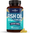 NEW AGE Omega 3 Fish Oil Supplement Immune & Health Support – Promotes Joint, Eye & Skin Health - Non GMO - EPA, DHA Faty Acids Gluten Free (90 Softgels (Pack of 1))