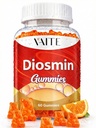 VAITE Diosmin 1000mg - Vein Support Supplements for Varicose Veins - Leg Health Supplement Formula Venous Optimizer, Citrus Bioflavonoids, Helps to Circulation for Legs, Chews Gummy, 60 Vegan Gummies