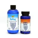 RnA ReSet ReMag & D3K2 Reset Bundle – Συμπλήρωμα υγρού μαγνησίου (8.1 Fl Oz) & Βιταμίνη D3 + K2 Κάψουλες (60 Count)
