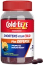 Cold-EEZE Plus Defense Natural Citrus & Elderberry Zinc Chewable Gels, Ομοιοπαθητική Ψυχρή Θεραπεία, Συντομεύει τα κοινά ψυχρά συμπτώματα, Προάγει την Ανοσολογική Υγεία με Sambucus Nigra, Echinacea & Rose Hips, 25 Ct