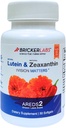 Bricker Labs Φυσική Lutein + Zeaxanthin Συμπλήρωμα ματιών – Υποστηρίζει τα μάτια, τον εγκέφαλο, και την υγεία του δέρματος με τα καροτενοειδή Macular, Superior βιοδιαθεσιμότητα, AREDS2 Chosen Lutein Source – 60 Soft Gels