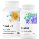 THORNE - Wellness Essentials Bundle - Omega-3 & Multivitamin Combo - Super EPA & Βασικά θρεπτικά συστατικά 2/Day - 30 Υπηρεσίες