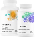 THORNE - Wellness Essentials Bundle - Omega-3 & Multivitamin Combo - Super EPA & Βασικά θρεπτικά συστατικά 2/Day - 30 Υπηρεσίες