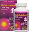 Φυσικοί Παράγοντες, Βιταμίνη Β12 Methylcobalamin 1, 000 mcg, Προσφέρει την πιο μεταβολικά ενεργή μορφή του B12, Γρήγορη διαλύοντας δισκία