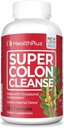 Health Plus Super Colon Cleanse: 10-Day Cleanse -Detox | 12 Cleanses, 480 Count (Package may vary)