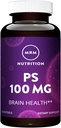 MRM Nutrition PS 100mg | Phosphatidylserine | Brain Health | Memory + Learning | Gluten-Free | 60 Servings