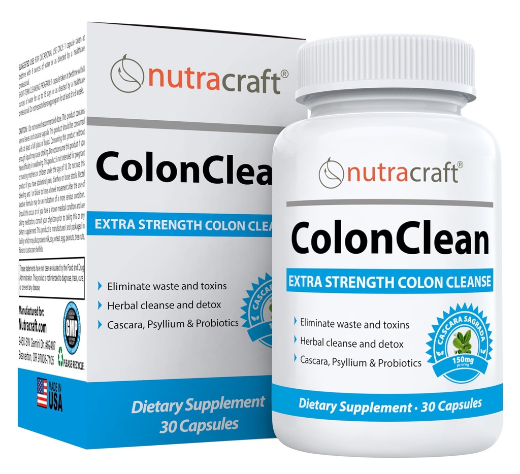 Nutracraft ColonΚαθαρισμός # 1 Colon Detox and Constipation Relief 