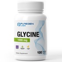 Puregen Labs Glycine 1000mg [Υψηλή Ικανότητα] 100 κάψουλες χορτοφάγων, προωθεί τον υγιή ύπνο 