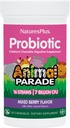 NaturesPlus Ζωική Παρέλαση Προβιοτικό, Μικτό μούρο - 30 Μασώμενα - Παιδικό συμπλήρωμα πέψης - Υποστηρίζει Υγεία των ορνίθων & Ανοσολογική λειτουργία - Vegan, Χωρίς γλουτένη - 30 Υπηρεσίες