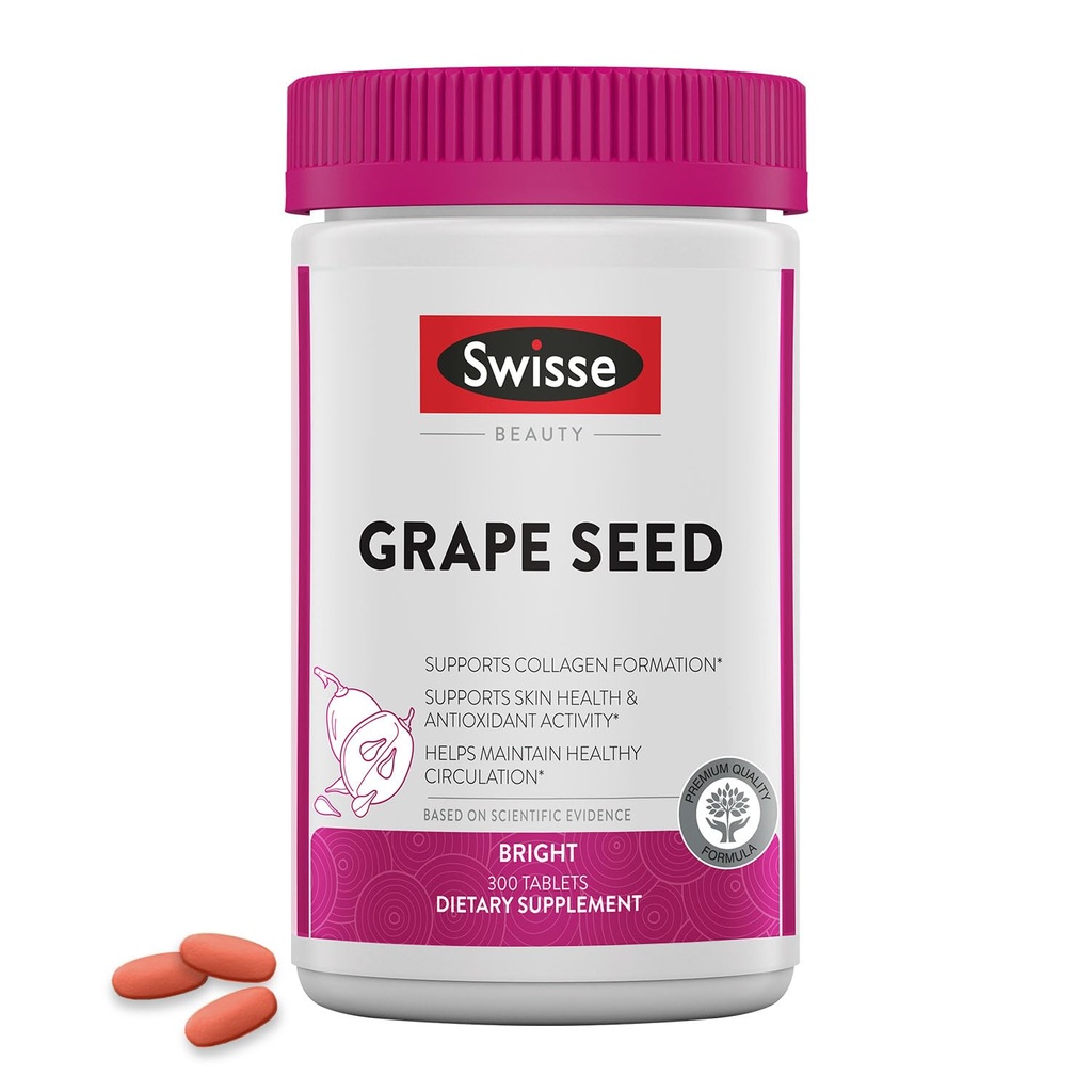 Swisse εκχύλισμα σπόρων σταφυλιών Κάψουλες Αντιοξειδωτικό συμπλήρωμα βοτάνων 