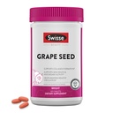 Swisse Grape Seed Extract Capsules | Grapeseed Extract Antioxidant Supplement |with Vitamin C for Skin & Collagen Support | 5 Month Supply