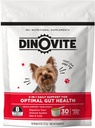 Dinovite 3 σε 1 Probiotic για μικρά σκυλιά, δέρμα & παλτό, Digestive υγεία & κοινή ανακούφιση, σκυλοτροφές Toppers, ανοσοποιητική υποστήριξη, Αλλεργία ανακούφιση & Itch ανακούφιση φροντίδα του δέρματος, 30 υπηρεσίες (1-18lb)