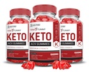 Justified Laboratories (3 Pack Trim Tummy Keto ACV Μηλίτης Ξύδι μήλου Formulated with Ρόδι Σκόνη Χυμού Β12 Vegan Non GMO 180 Gummies
