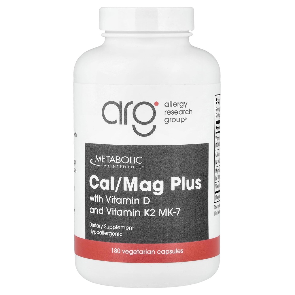 Μεταβολική συντήρηση - Cal/Mag Plus w/Vitamin D & K2 180 caps