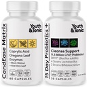 Νεολαία & Τονωτικό Ρίγανο & Caprylic Acid Gut Health Supplement με Προβιοτικά & Βότανα για την Ισορροπία της Εντερικής & Εντερικής Υγείας και Ανοσολογική Υποστήριξη – 90 Κάψουλες