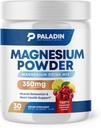 Magnesium Powder - Anti-Stress Drink Mix for Calm & Regularity - Magnesium Citrate Supplement - Relaxation, Muscle & Heart Support - Cranberry Lemonade Flavor - 30 Servings